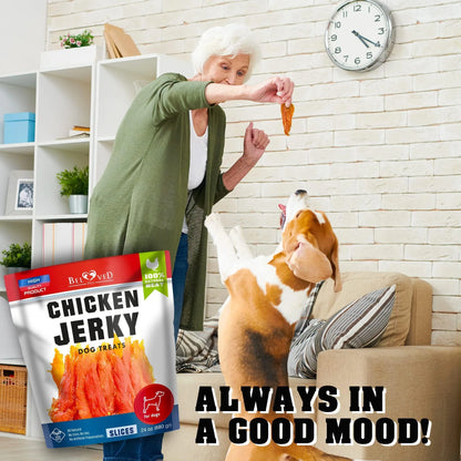 Chicken Jerky Dog Treats 1.5 Lb Human-Grade Grain-Free