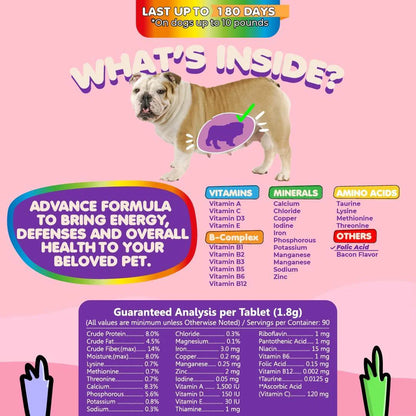 Prenatal Multivitamin for Dogs & Cats Folic Acid & Minerals