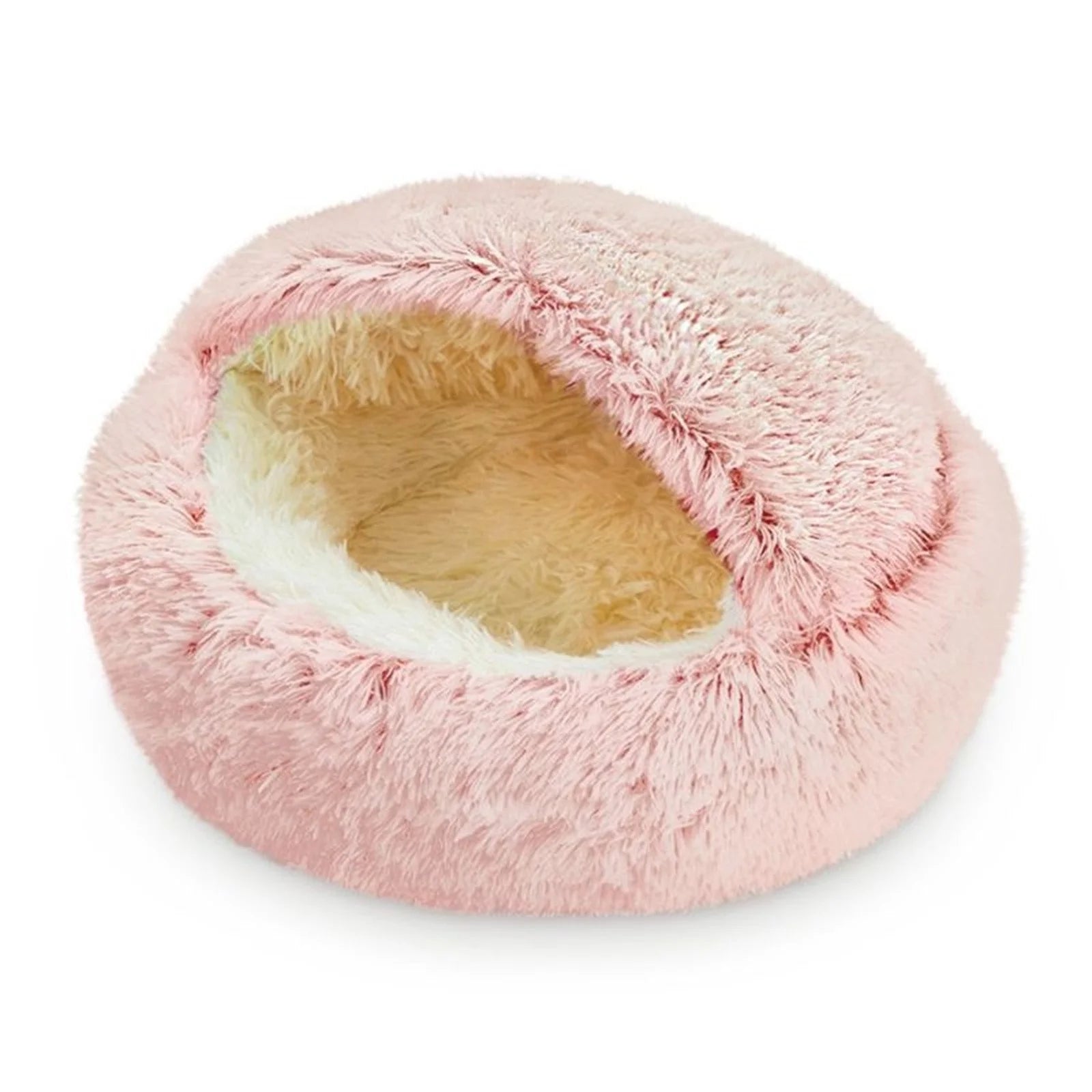 Pet Beds for Cats Clearance,Dog round Winter Warm Sleeping Bag Plush Soft Pet Bed Calming Bed