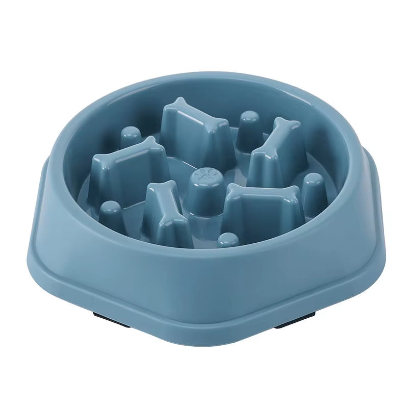 Dog Slow Feeder Bowl Anti-Glutton Food Bowl for Dogs Slow Eating Dog Feeders Healthy Diet Pet Feeding Watering Supplies