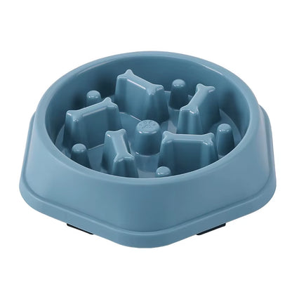 Dog Slow Feeder Bowl Anti-Glutton Food Bowl for Dogs Slow Eating Dog Feeders Healthy Diet Pet Feeding Watering Supplies