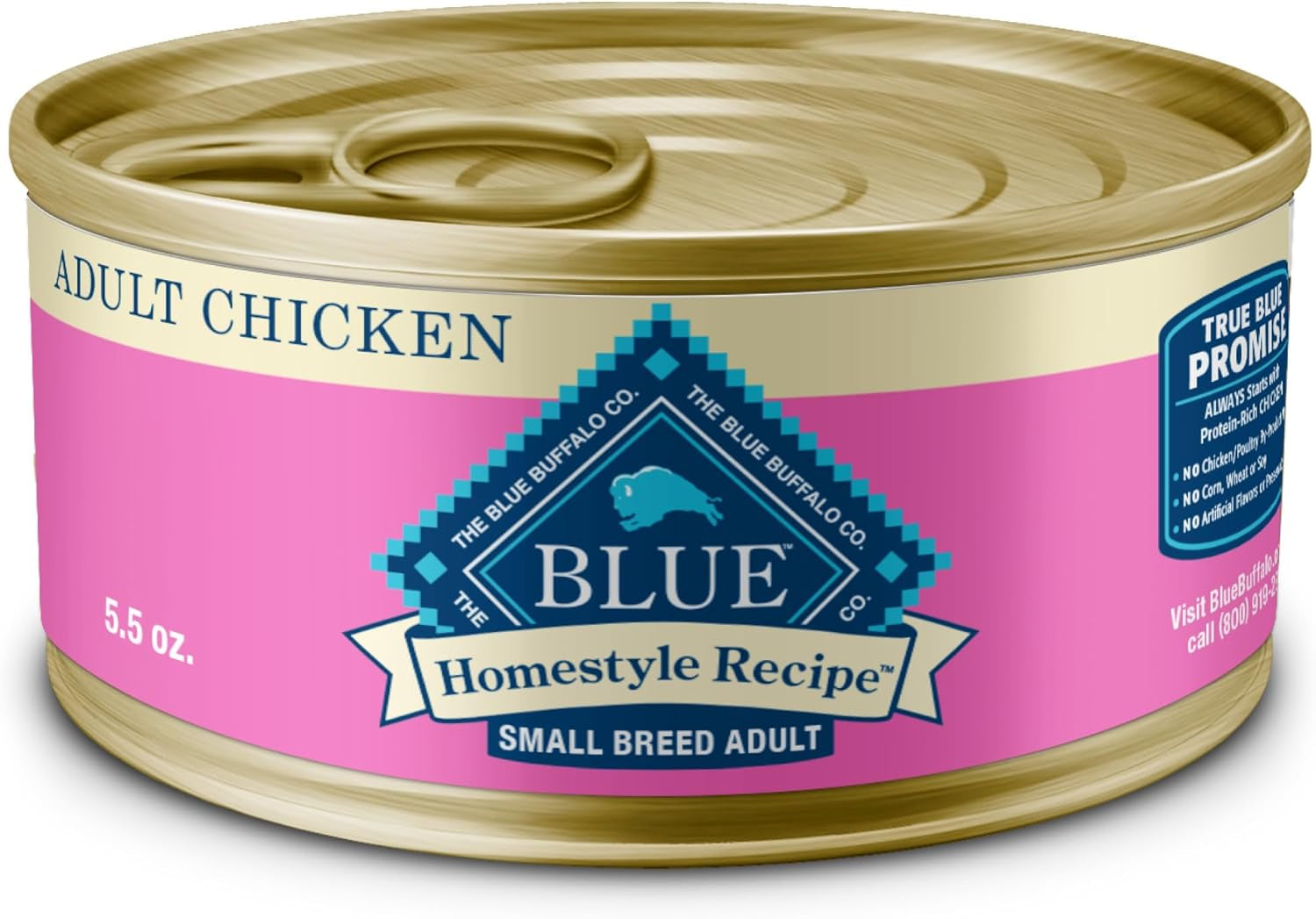 Homestyle Recipe Chicken Adult Wet Dog Food, 5.5 Oz, 24 Ct | Small Breed Formula, No Chicken By-Product, Corn, Wheat, or Soy