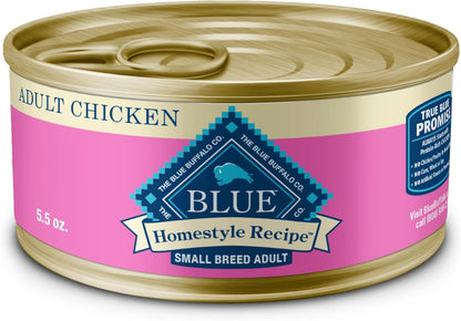 Homestyle Recipe Chicken Adult Wet Dog Food, 5.5 Oz, 24 Ct | Small Breed Formula, No Chicken By-Product, Corn, Wheat, or Soy