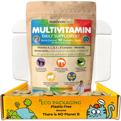 Prenatal Multivitamin for Dogs & Cats Folic Acid & Minerals