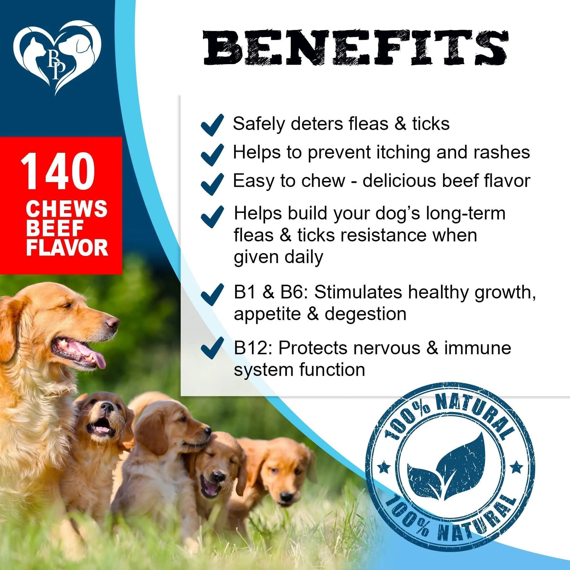 Insects Prevention Chews for Dogs & Cats Oral Tablets