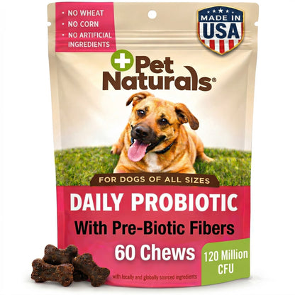 Daily Probiotic Chews for Dogs, Duck, 60 Count