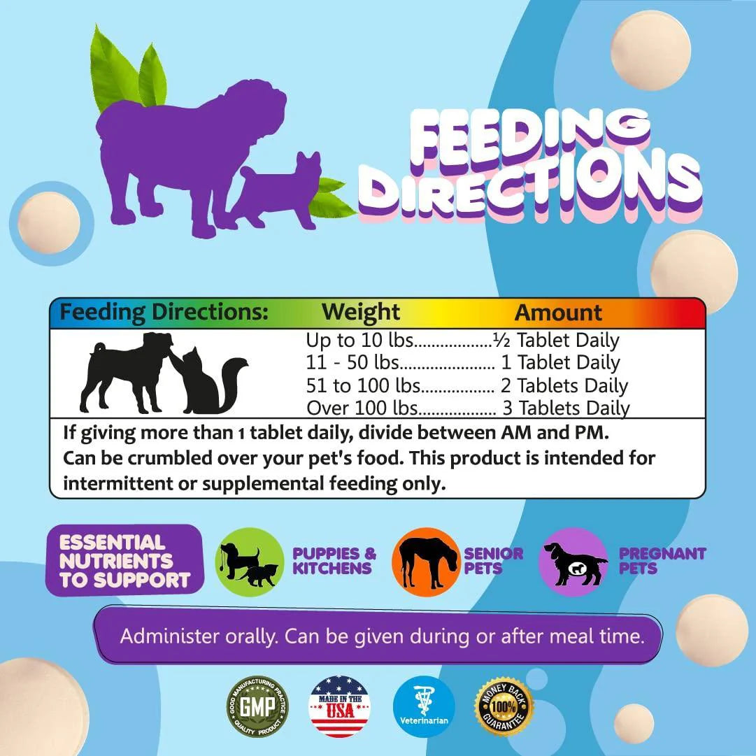 Prenatal Multivitamin for Dogs & Cats Folic Acid & Minerals