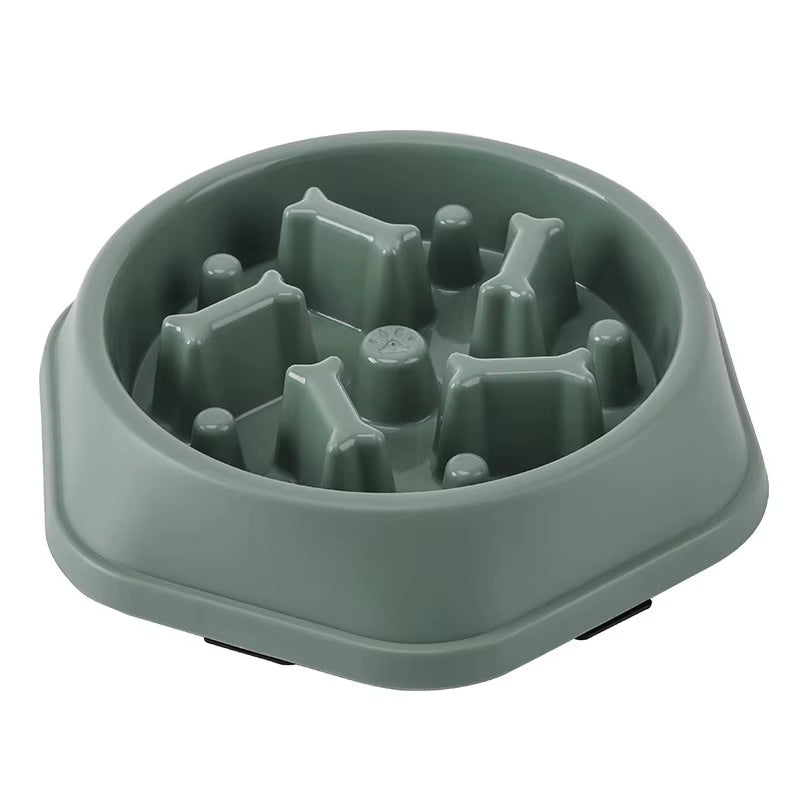 Dog Slow Feeder Bowl Anti-Glutton Food Bowl for Dogs Slow Eating Dog Feeders Healthy Diet Pet Feeding Watering Supplies