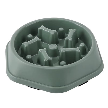 Dog Slow Feeder Bowl Anti-Glutton Food Bowl for Dogs Slow Eating Dog Feeders Healthy Diet Pet Feeding Watering Supplies