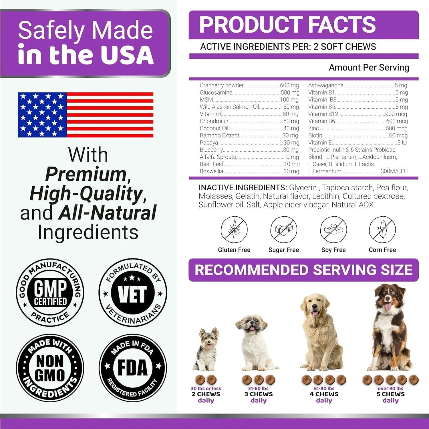 Multivitamin Treats for Dogs 2-Pack