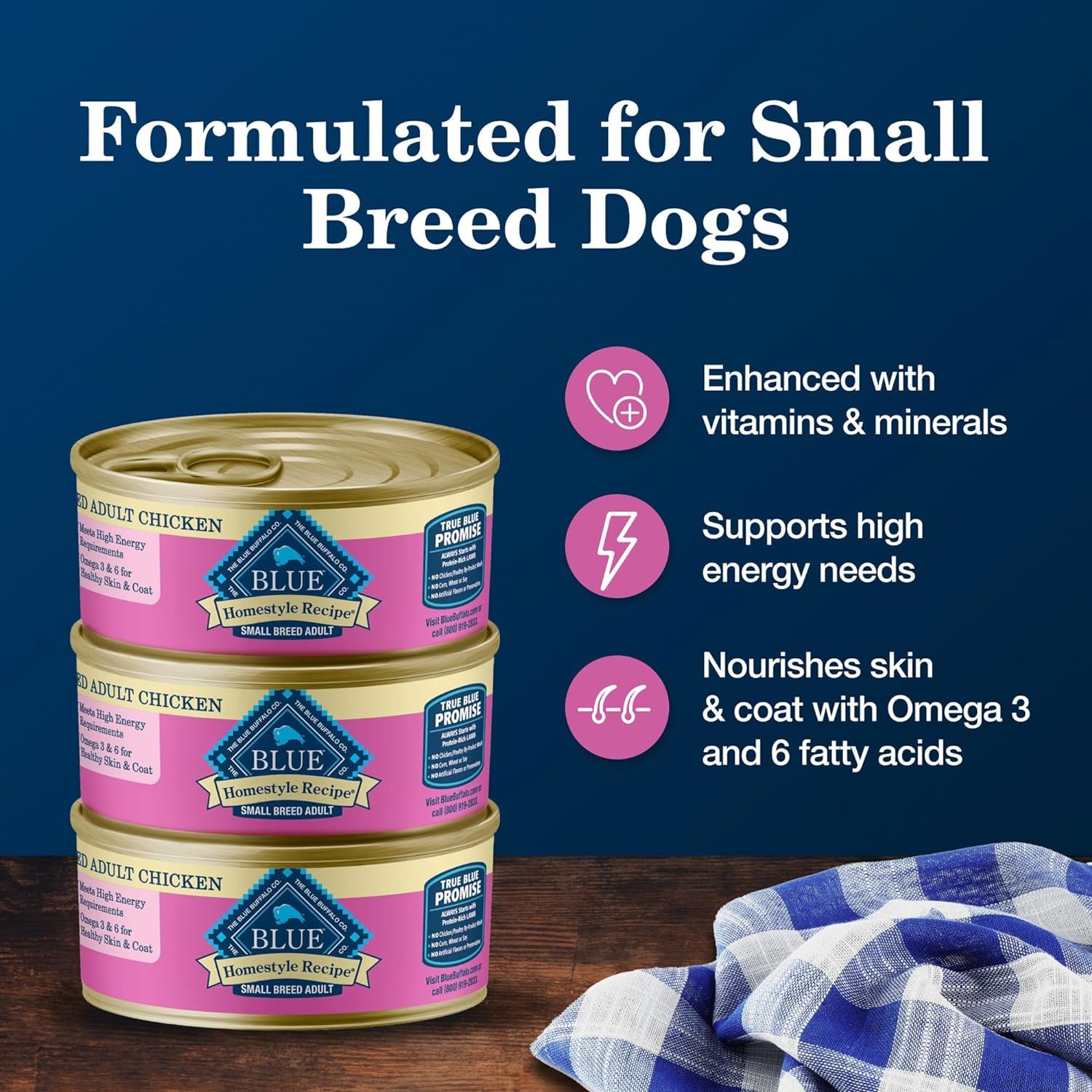 Homestyle Recipe Chicken Adult Wet Dog Food, 5.5 Oz, 24 Ct | Small Breed Formula, No Chicken By-Product, Corn, Wheat, or Soy