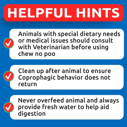 Coprophagia Deterrent Chews for Dogs - Stop Poop Eating - Probiotics, Enzymes & Digestive Health - Breath Aid (180 Ct)